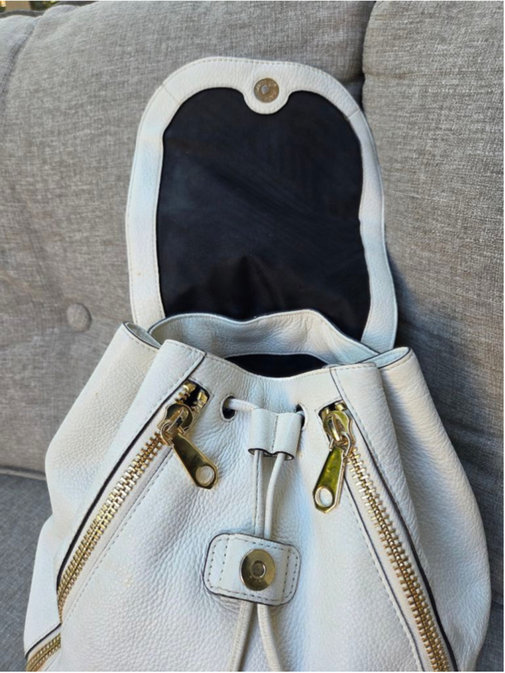 Rebecca Minkoff 100% Genuine Leather Purse Backpack - Picture 7 of 9